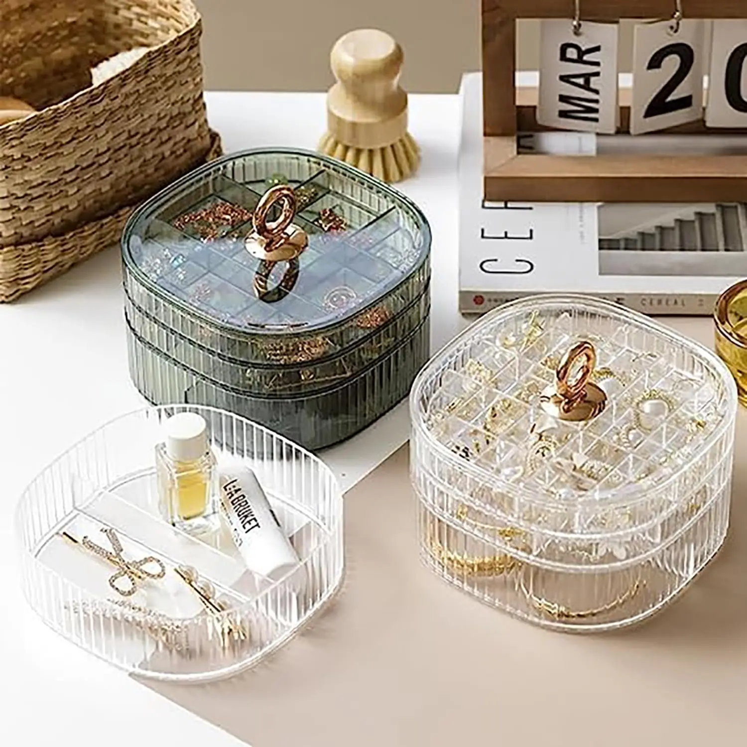 Craft Embellishment Storage - Boîte à bijoux, organiseur de bijoux