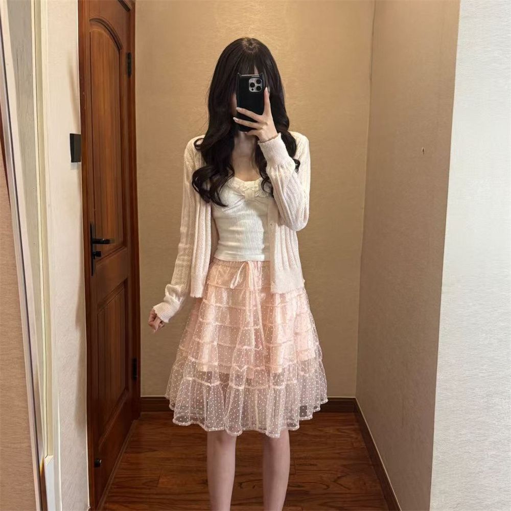 Ensemble élégant style françai - Elastic Lace Trim avis et prix