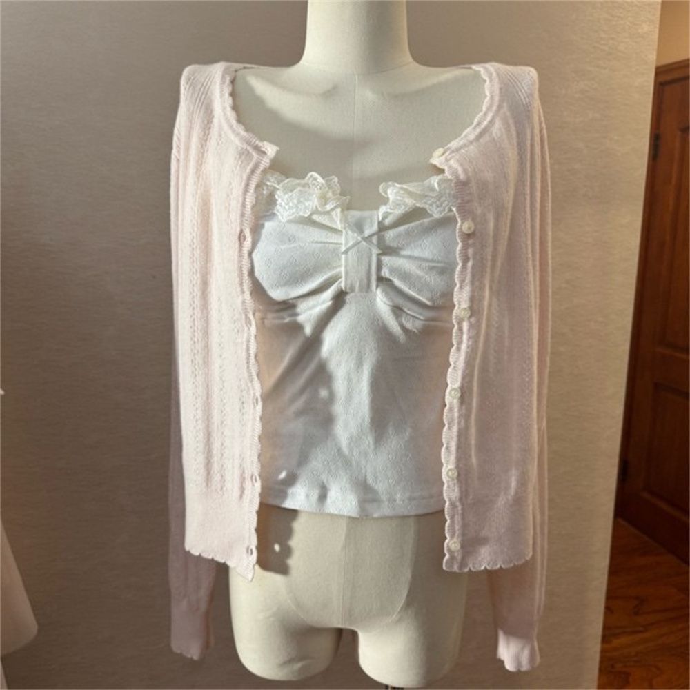 Ensemble élégant style françai - Elastic Lace Trim avis et prix