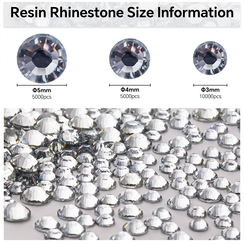 Strass en résine transparents  - Hotfix Rhinestone Sheet avis et prix