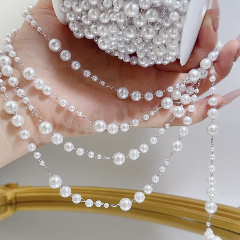 1 mètre 3-8mm fausses perles a - Pearl Trim Chain avis et prix