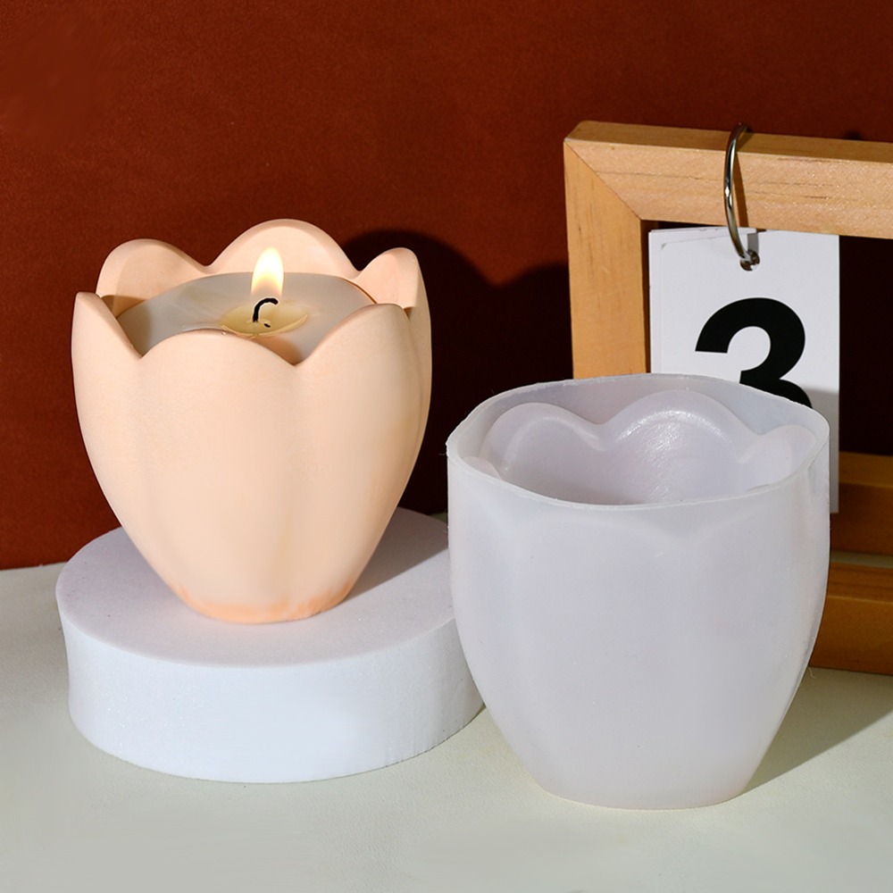 Bougeoir tulipe avec moules en - Craft Embellishment Storage avis et prix