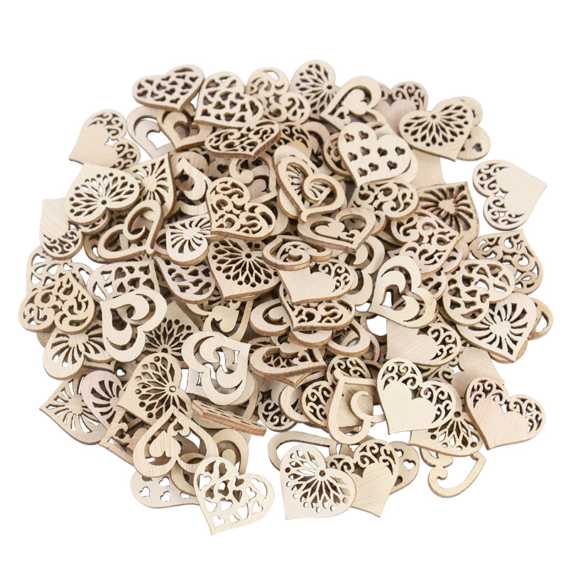 50/100 pièces motif de coeur c - Craft Embellishment avis et prix