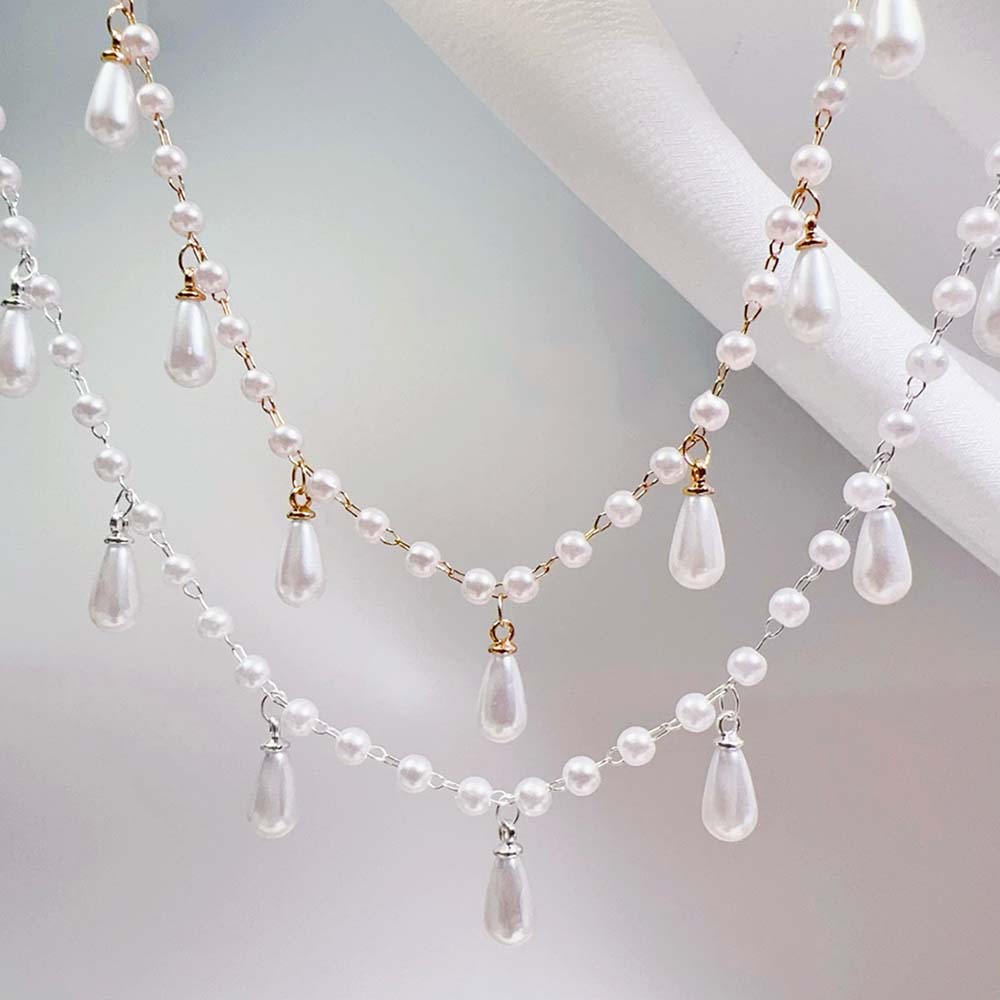 0.5M 1M Imitation perle goutte - Pearl Trim Chain avis et prix