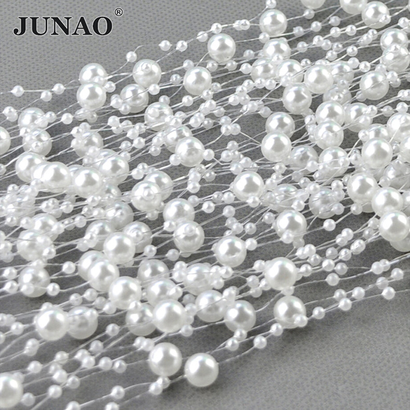 JUNAO 20 mètres 3 + 8mm perles - Pearl Trim Chain avis et prix