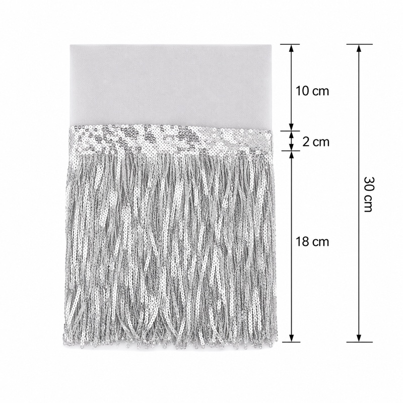 2/3/5/10 Yards 18cm Bordure à  - Fringe Ribbon Sewing avis et prix