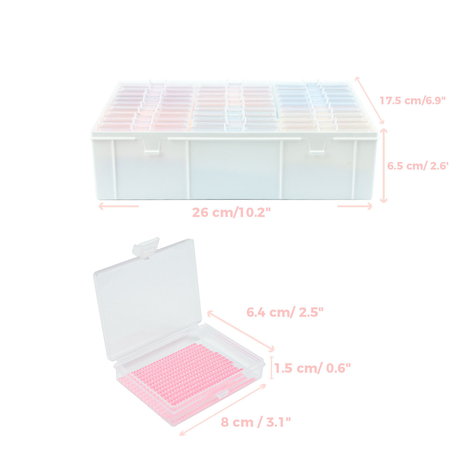 Ensemble de plateaux pour pein - Craft Embellishment Storage avis et prix