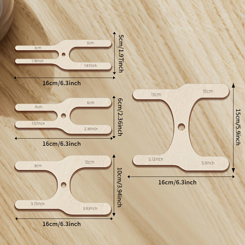 Ensemble de 4 outils en bois p - Pom Pom Maker Tool avis et prix